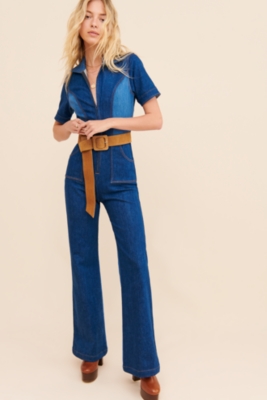 stoned immaculate denim jumpsuit