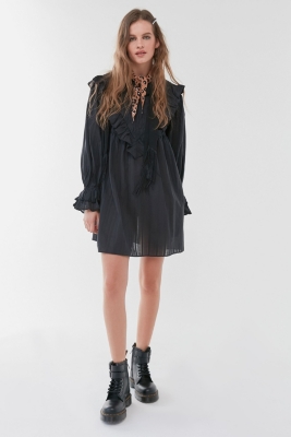 oasis mini leaf bib dress