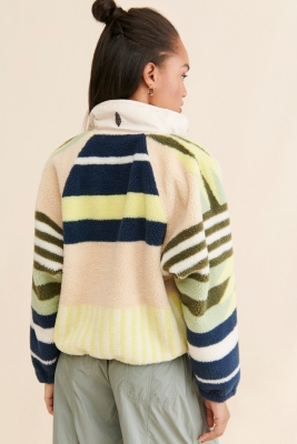 Oriel Striped Turtleneck