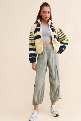 Oriel Striped Turtleneck