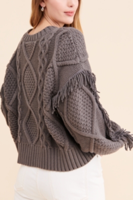 Jasper Fringe Sweater Nuuly