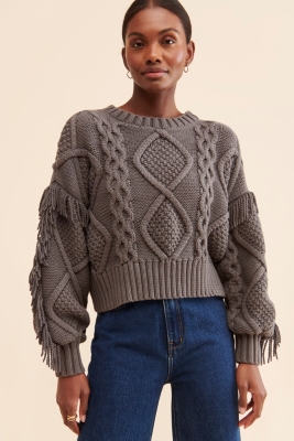 Jasper Fringe Sweater Nuuly