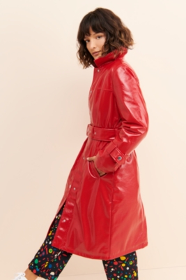 Cherry Soda Faux-Leather Jacket | Nuuly