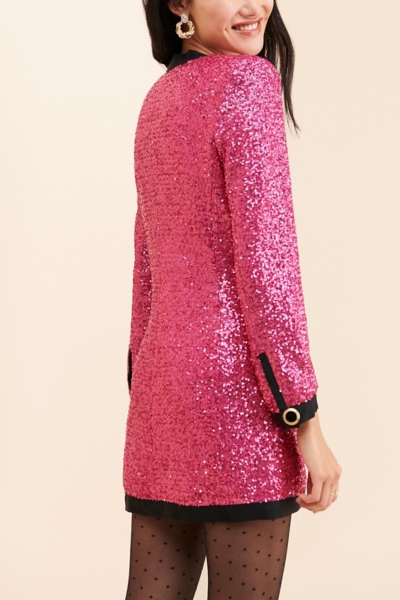 slim fit dress slacks ELYSIA Sequinned Blazer Dress main image 0