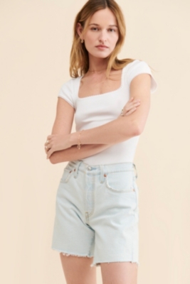 501 Mid-Thigh Denim Shorts