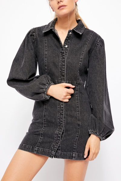 Dark Denim Mini Dress | Nuuly