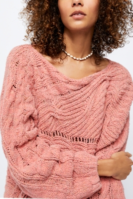 Free People Against the Tide Knit Sweater sale …