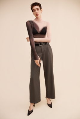 Zadie Mesh Turtleneck | Nuuly