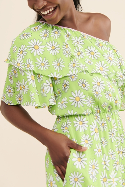 daisy mae ruffle midi dress For Love and Lemons Daisy Mae Midi