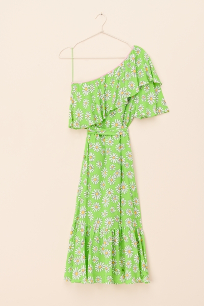 daisy mae ruffle midi dress For Love and Lemons Daisy Mae Midi