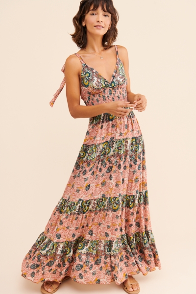 Let's Smock About It Maxi Slip Dress | Nuuly