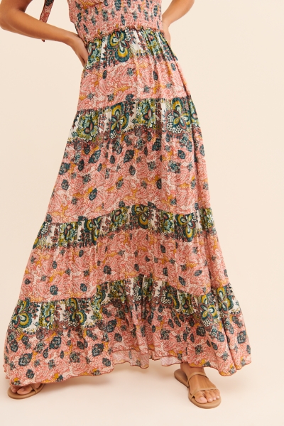 chinese dress ladies Free People Women's Let's Smock About It Maxi Dress, Black Combo, Large :  Amazon.co.uk: Toys & Games main image 0