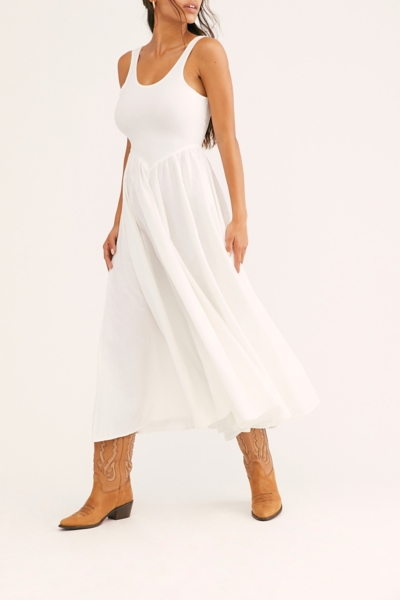 emily's midi dress CRYSTAL Stripe Cocktail Sheath MIDI Dress IN Gray