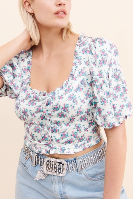 for love and lemons scarlet cropped cardigan