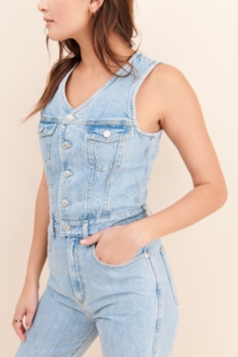 70s Fitted Vest Coveralls