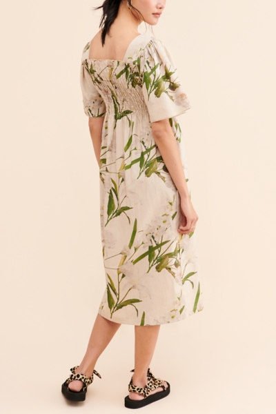 knee length dresses for ladies Toni Smocked Top