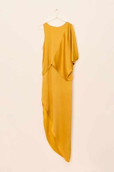 Fool's Gold Draped Gown | Nuuly