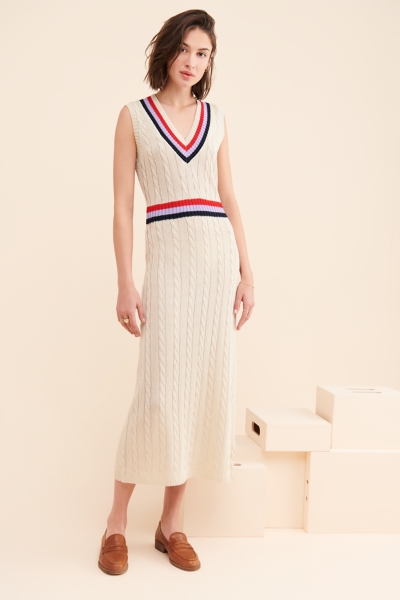 blue striped tennis dress Light Blue Stripe Tennis Dress