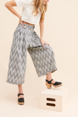 wide leg trousers ankle length