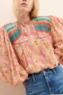 Bl-nk Miranda Peasant Blouse online Anthropologie Boho