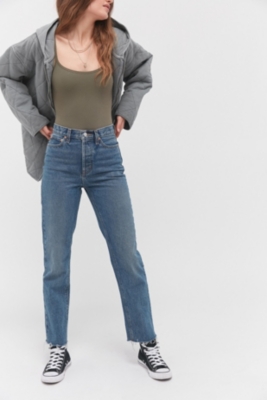 High-Rise Slim Straight Jeans Nuuly