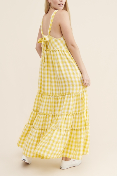 beach club maxi dress Seafolly Beach Club Shirred Maxi Dress