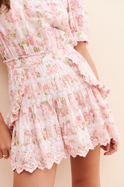 open lace back dress Steph Shirt Dress Pink – Augustine main image 0