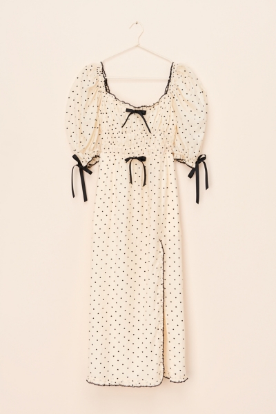 knee length dresses for ladies For Love and Lemons Ladonna Midi Dress – Gigi's Closette Ltd main image 1