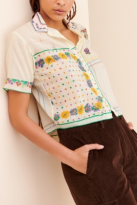 Hankie Patchwork Buttondown Shirt | Nuuly Rent