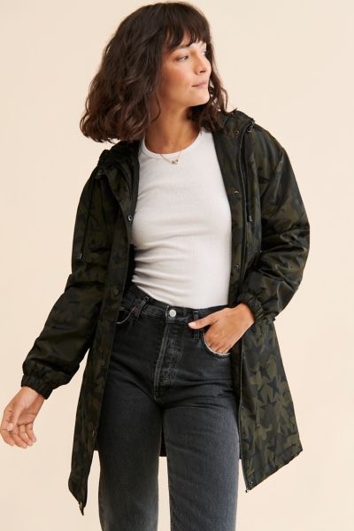 Star Camo Rain Anorak | Nuuly