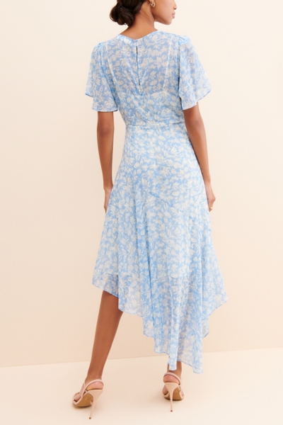 Flutter Sleeve Midi Dress | Nuuly