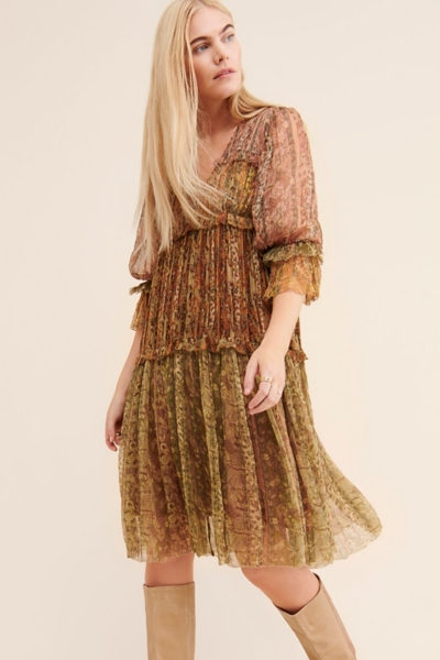 knee length dresses for ladies Talulah Superbloom Mini Dress With Tie Straps main image 1