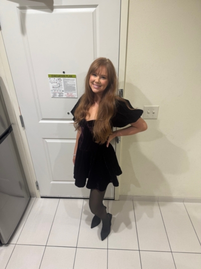 Velour Corset Mini Dress | Nuuly