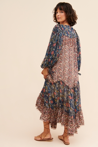 free people estelle chiffon dress For Love & Lemons Estelle Maxi Dress