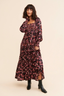 Printed Babydoll Mini Dress