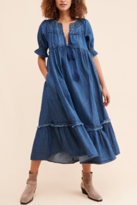 One And Only Denim Midi Dress Nuuly