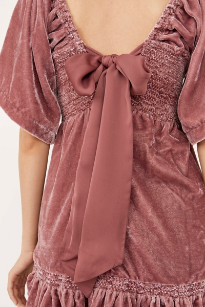 knee length dresses for ladies Free People Easy to Love Bubble Mini Dress – Flower Moon Boutique