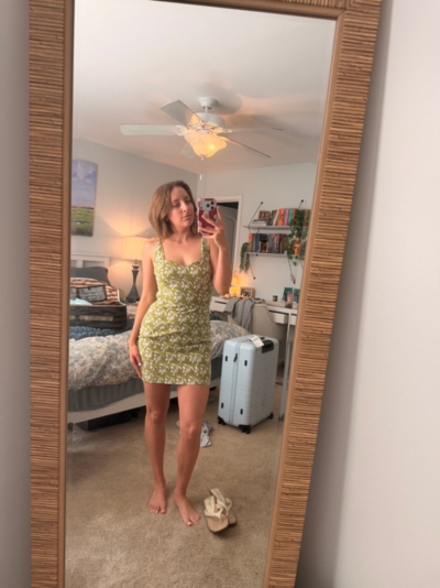 Bombshell Linen Mini Dress | Nuuly