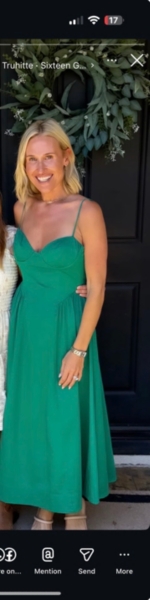 bellamy bustier midi dress green Bellamy Midi Dress