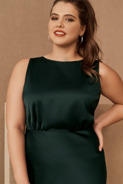 beckett satin maxi dress Beckett Satin Charmeuse Maxi Dress