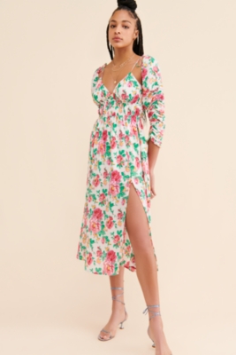 Sleeveless Tulle A-Line Maxi Dress