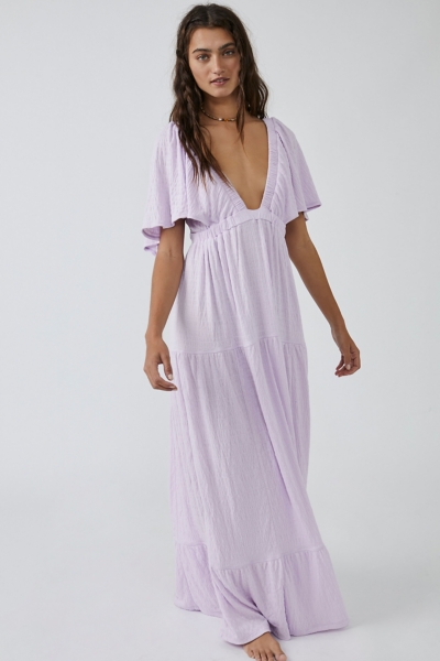 chinese dress ladies Dressed in Lala California Cool Oversized Maxi Dress in Black Mineral Wash