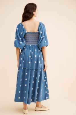 Dahlia Embroidered Maxi Dress