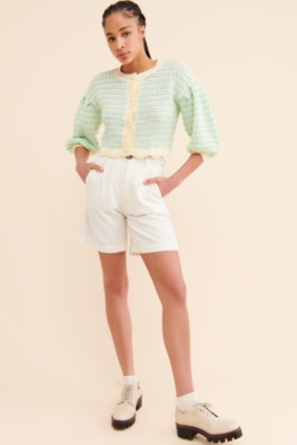 Lizzy Stripe Knit Cardigan | Nuuly