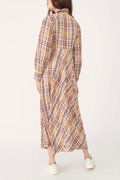 chinese dress ladies Amani Plaid Maxi Dress main image 1