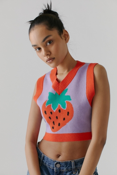 Randi Cropped Sweater Vest | Nuuly