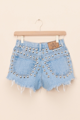 Vintage Studded Denim Shorts | Nuuly