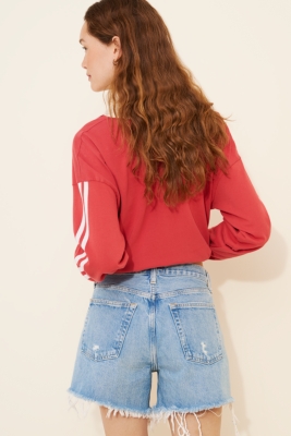 Parker Long Cutoff Shorts