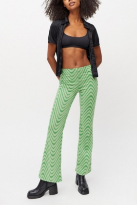 【YOURNUS】Flare Pigment Wide Pants YOURNUS】Flare Pigment Wide Pants