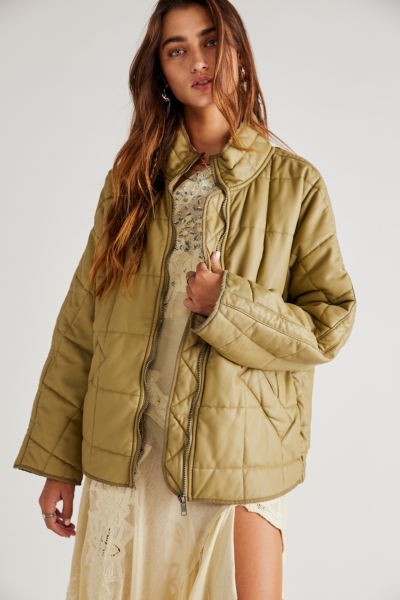 Dolman Quilted Vegan Jacket | Nuuly